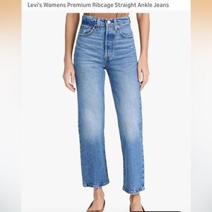 Levi’s Rib cage straight ankle